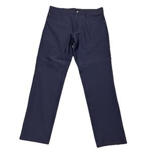 FootJoy Pants Mens 33x30 Navy Blue Athletic Fit Golf Stretch Polyester Spandex